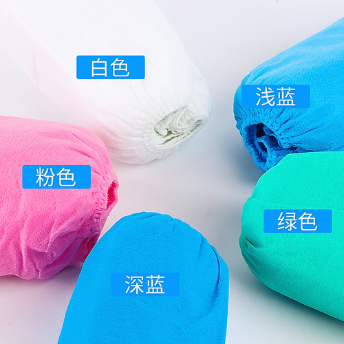 Wholesale Thickened Non-woven Fabric Shoe Covers Universal 100-Pack Disposable Breathable Dust-Proof Shoe Covers
