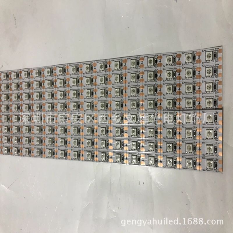 厂家直供5050紫光高亮软灯条 395nm验钞专用灯条5V12V低压LED灯带