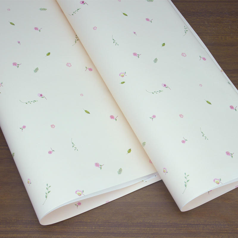 Simple cumpleaños fresco floral ins estilo regalo caja de embalaje papel DIY hecho a mano flor bolsa libro cubierta papel
