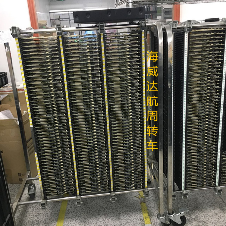 电子贴片电路板储存防静电周转车PCB板厂家直销esd带轮推车