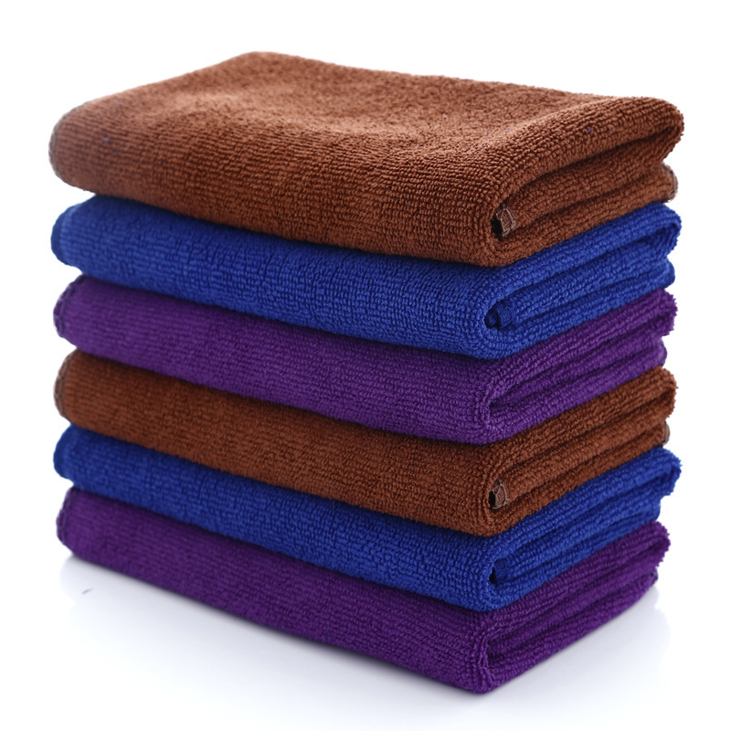 Microfiber towel factory wholesale beauty salon Barber dry hair towel absorbent car wash car towel custom logo