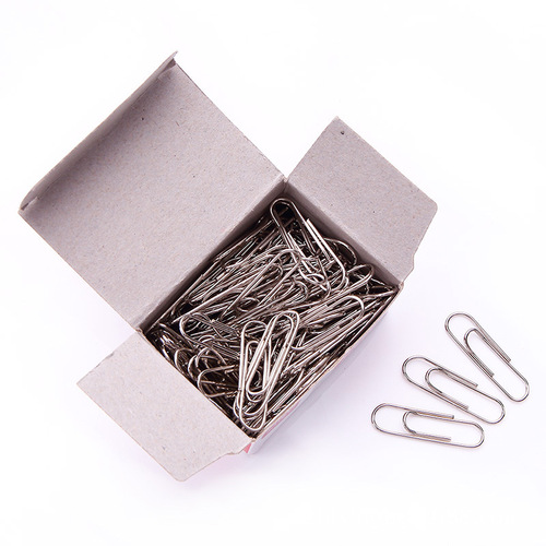 Deli Paperclip 0018 Boxed Office Stationery Binding Supplies Staples Paperclips Financial Supplies Wholesale