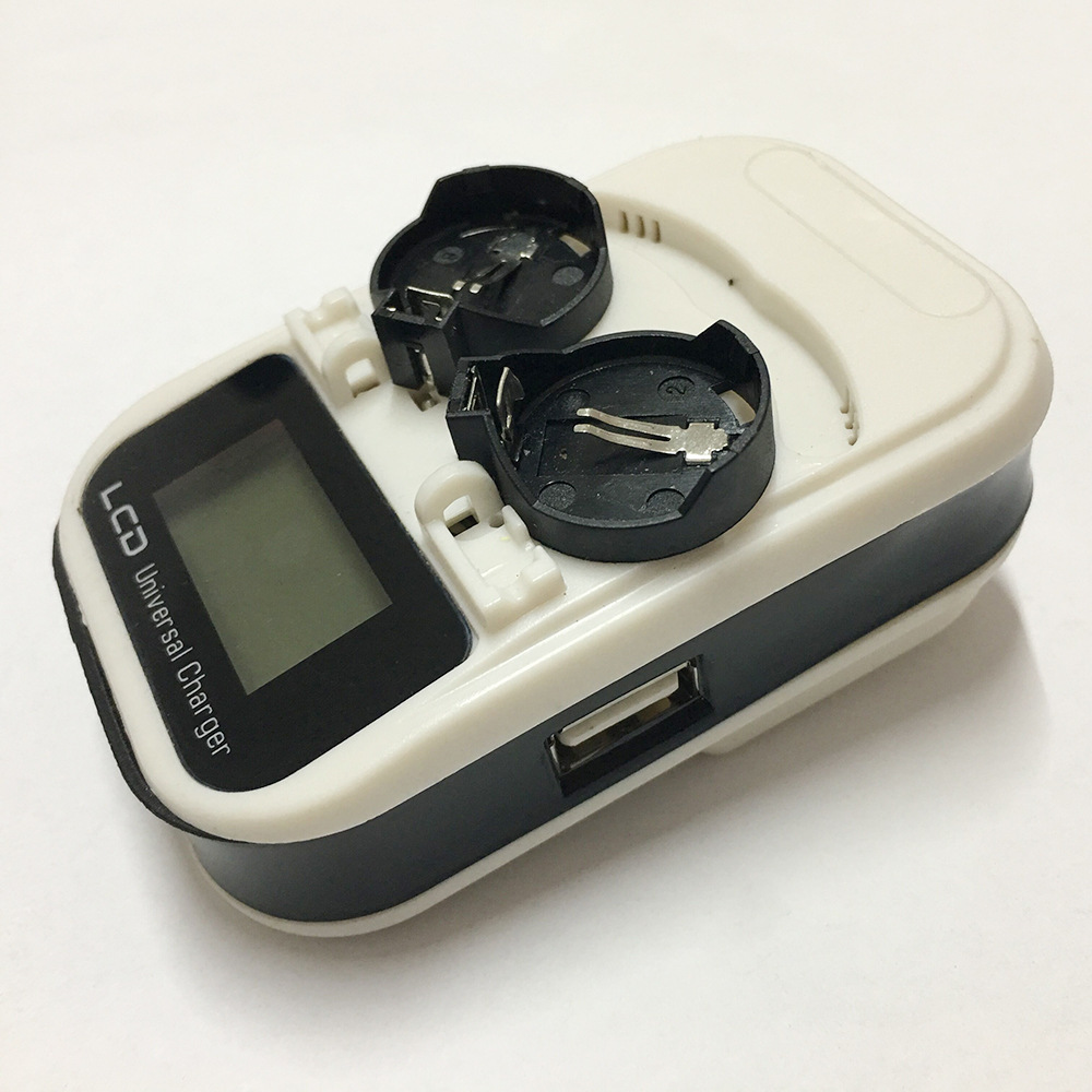 智能液晶充电器 3.6V 可充LIR2032 LIR2025 LIR2016纽扣充电电池
