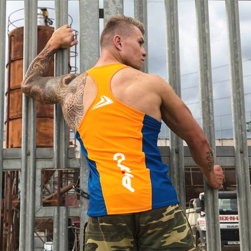 Muscle Sports Vest Men's Loose Quick-drying Running Fitness Training Clothes Trendy Men's Tight Stretch Sleeveless Top Muscle Sports Vest Men's Loose Quick-drying Running Fitness Training Clothes Trendy Men's Tight Stretch Sleeveless Top