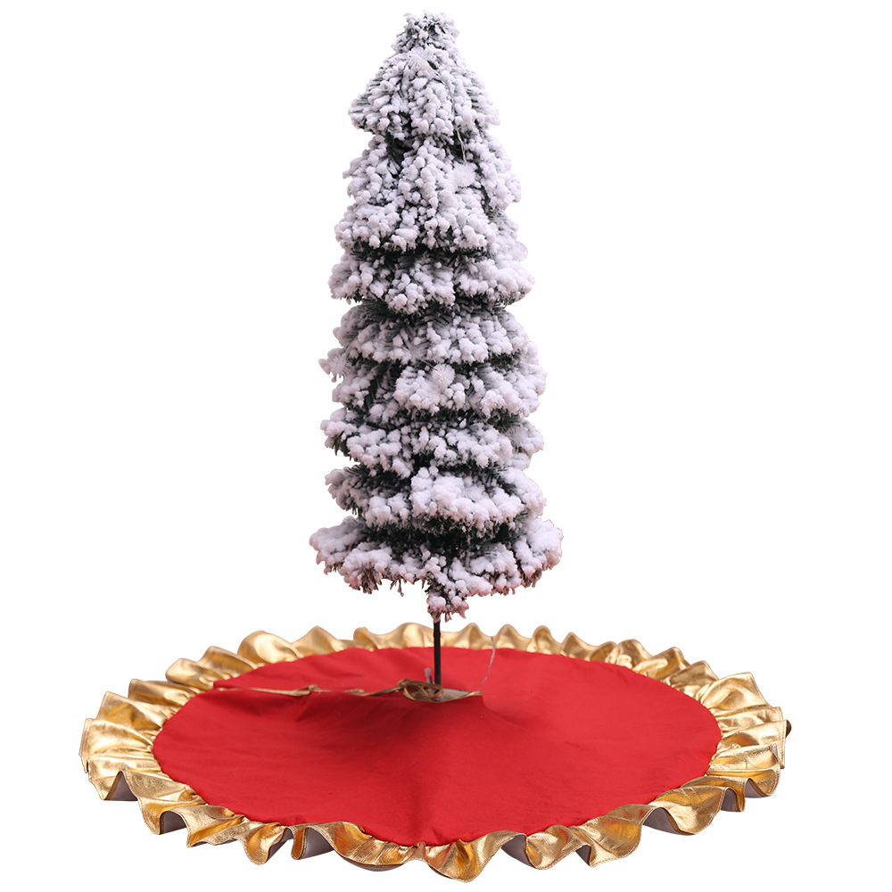Christmas Decorative Supplies Christmas Tree Skirt 90cm Red Phnom Penh Tree Skirt Scene Layout Supplies Wholesale_voghion.com