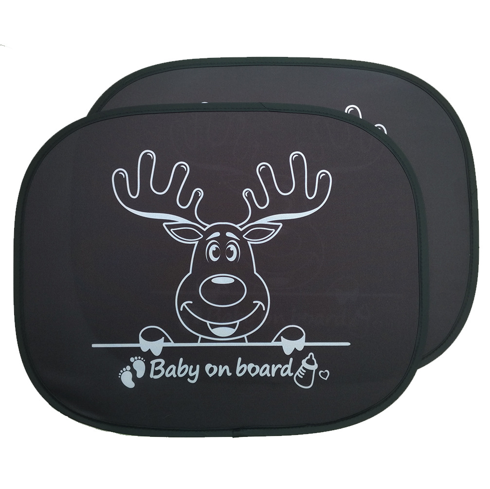 Manufacturer supplies car shade from the side block of cartoon…