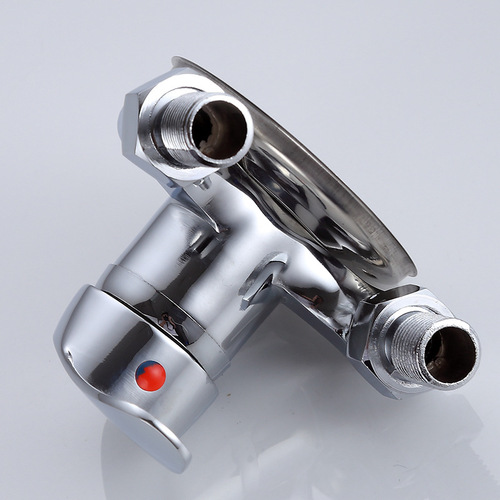 Shower faucet, water faucet, mixing valve faucet, surface-mounted shower, triangular shower faucet, bathroom fixtures