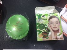 外贸英文出口 310BO 三层=2层干粉+1层湿粉 39g粉饼 绿茶非洲粉饼