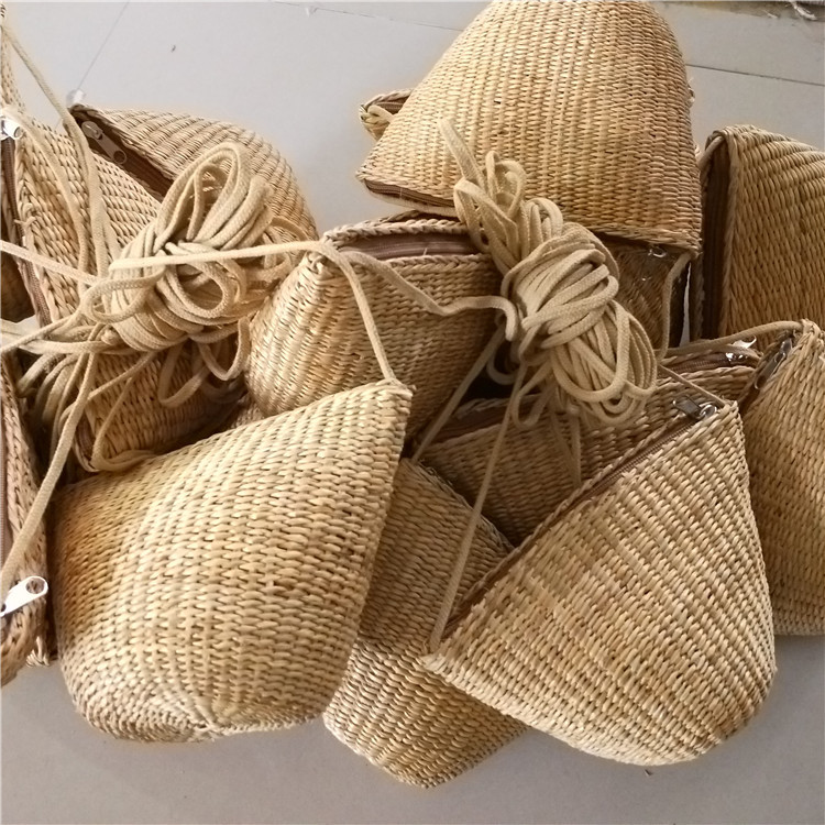 Straw backpack