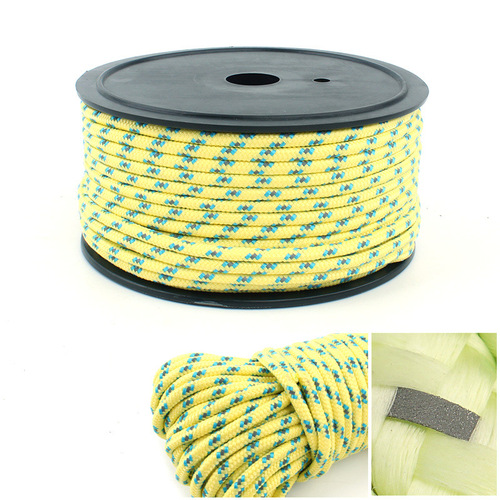 New 5mm thick reflective rope 10M camping nail windproof drawstring outdoor tent rope foreign trade canopy accessories