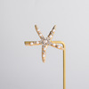 Korean -style bride head jewelry Mori is a fairy beautiful super immortal Korean wedding, starfish inlaid drilling hairpin 2020 new wedding accessories