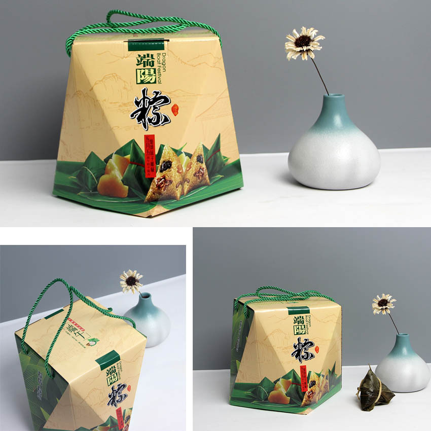 端午粽子鸭蛋礼盒包装盒 创意酒店企业公司版粽子包装礼品盒