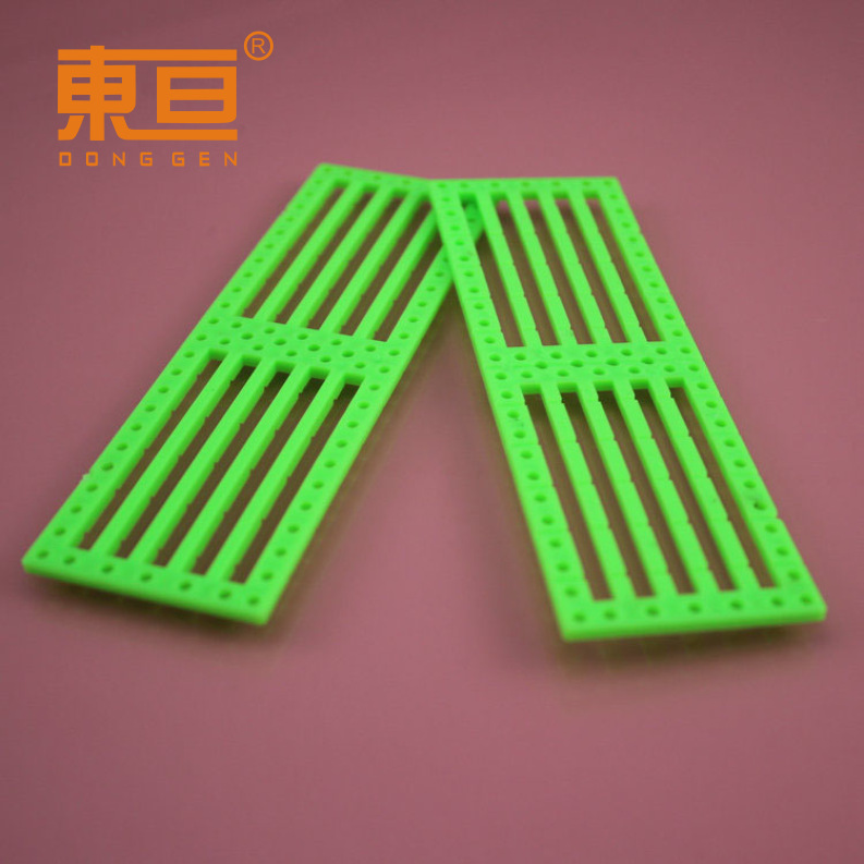 375120绿 竖栅板 1/2栅板 DIY配件 科技积木零件 科技小制作