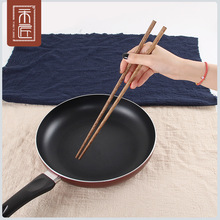 一木一匠 火锅筷子捞面油炸加长筷子木质无漆公筷鸡翅木筷子42cm