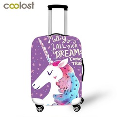 Protective Cover for 2021 Unicorn Leather Suitcase - Dustproof and Waterproof Elastic Suitcase Cover - Suitcase Cover for Shipping