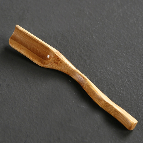 Tea spoon, solid wood tea set, tea spoon, ebony tea ceremony accessories, bamboo tea shovel, factory direct sale