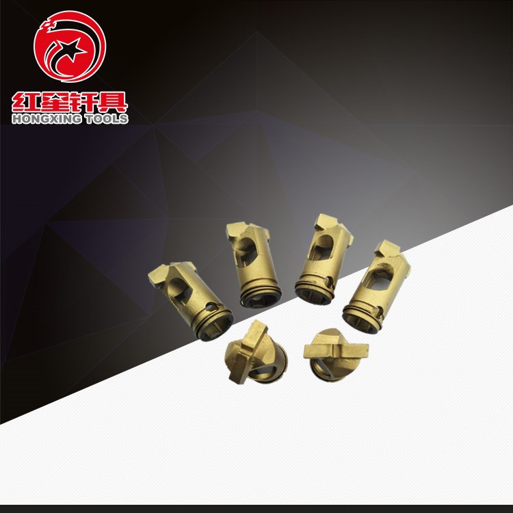 山东红星煤机具 QNT30-B16六方连接内排粉钻头  高效锚杆钻头