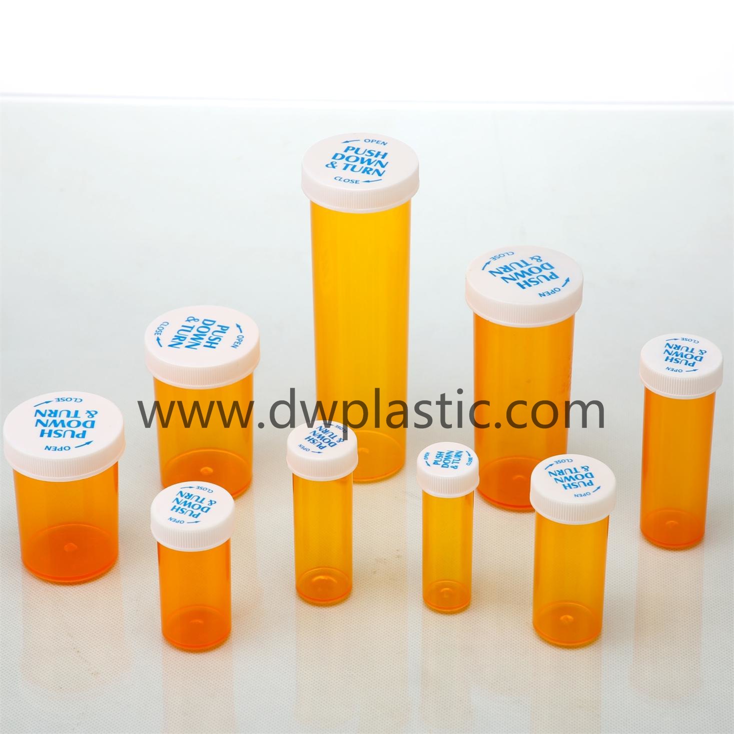 食品级安全药瓶 防儿童 60ML医药包装 pp药盒旅行收纳分瓶装