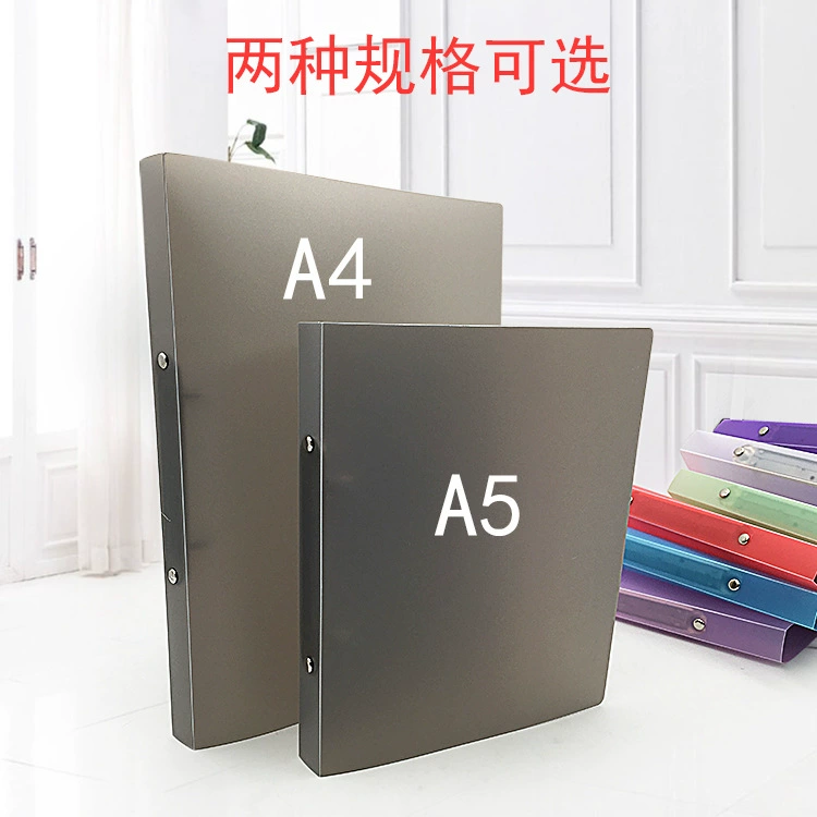 PP file A5 folder large -capacity transparent plastic pages Student test papers Test papers Case wholesale