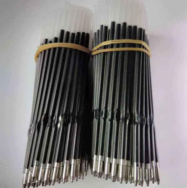 Factory wholesale black ballpoint pen refills signature refills primary and secondary school students writing ballpoint pen refills