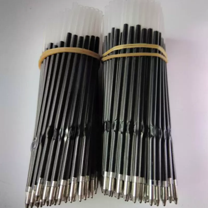 厂家批发黑色圆珠笔笔芯签字笔芯中小学生写字圆珠笔芯