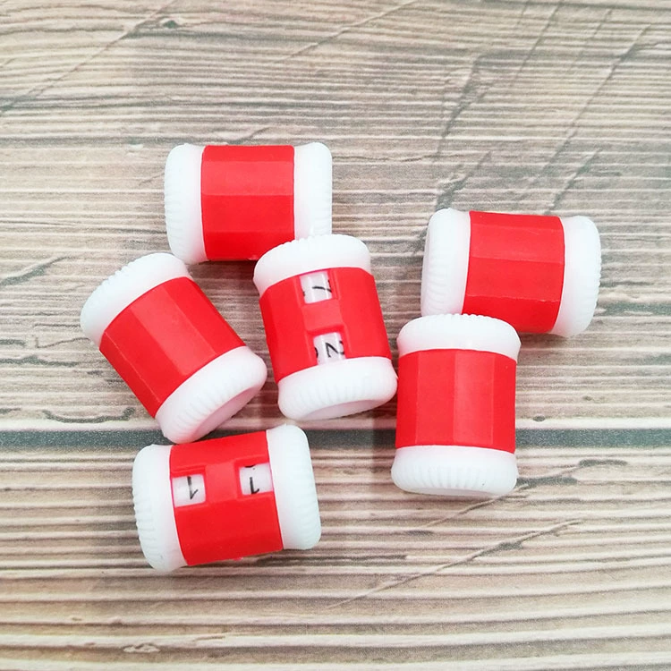 Woven abacus for teaching maths, scarf