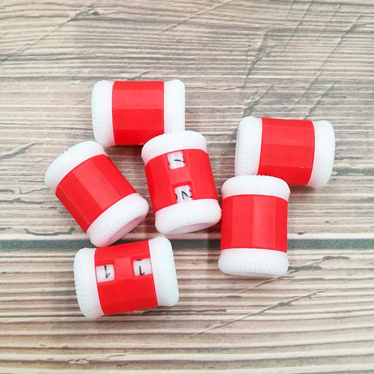 Woven abacus for teaching maths, scarf