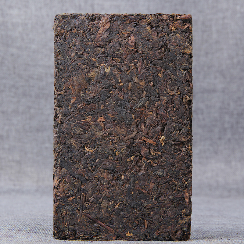 Wholesale Pu-erh Tea, Shou Cha Bingdao Ancient Tree Camphor Aroma Tea Brick, Shou Cha Leaves, Yunnan Pu-erh Shou Cha 500g Brick