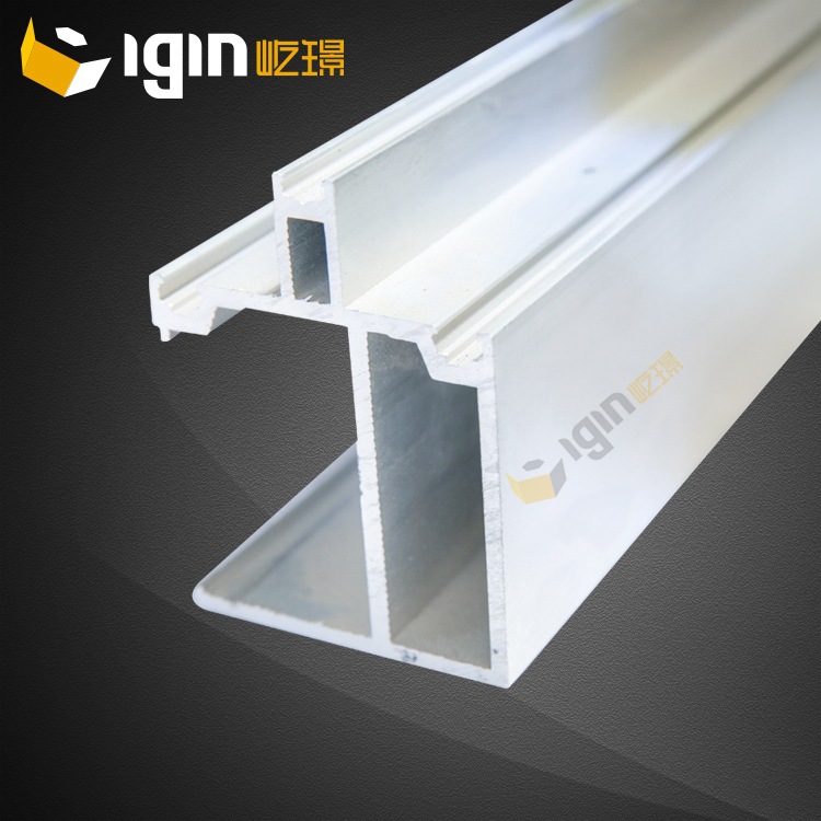 现货销售 铝材 铝合金玻璃幕墙明框横梁 单元体玻璃幕墙 幕墙配件