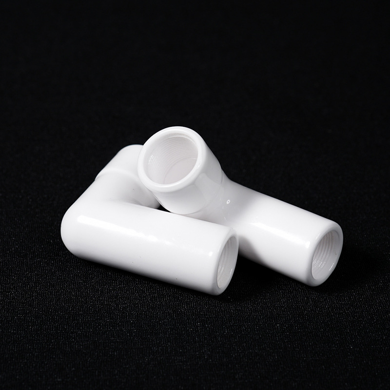 厂家直供绝缘陶瓷弯头 95氧化铝陶瓷 电子耐磨陶瓷件异形陶瓷加工