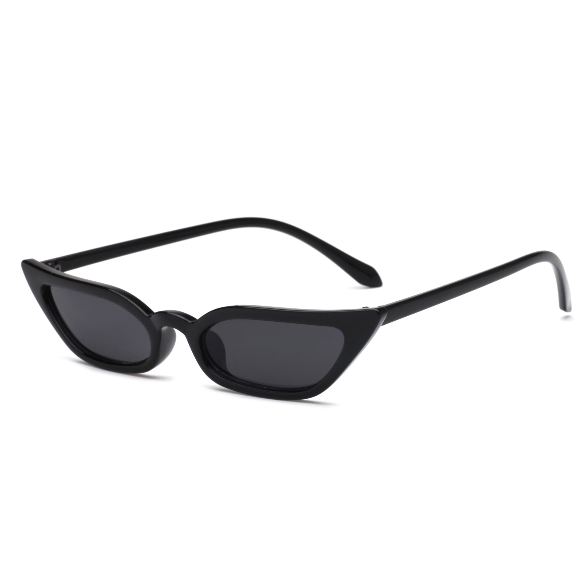 欧莱欧5041太阳镜猫眼塑料复古新款2022墨镜欧美跨境小框蛤蟆眼镜