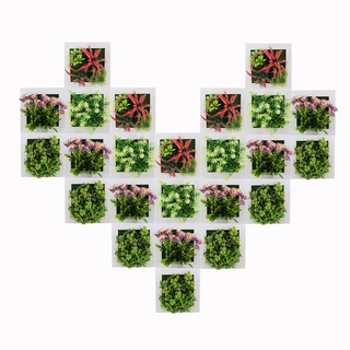 仿真植物相框墙 壁挂仿真花相框家居装饰植物墙 仿真多肉创意摆件