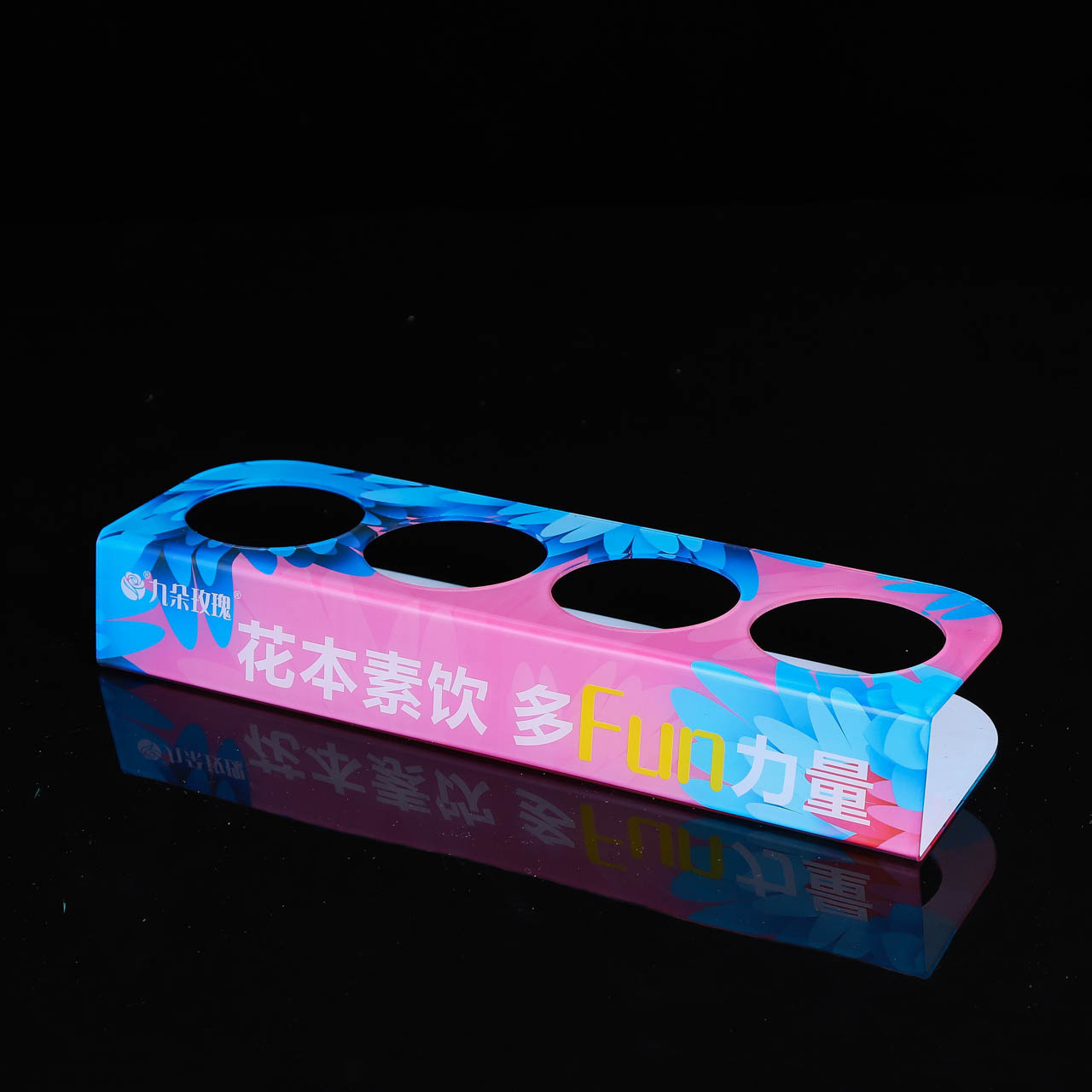 亚克力台卡饮料酒水架 超市广告宣传展示架 矿泉水牛奶食品试用品