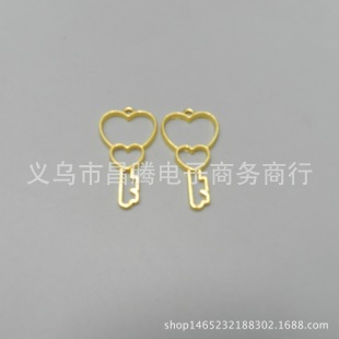 Color retaining love key uv epoxy border resin glue metal hollow border diy jewelry accessories handmade material