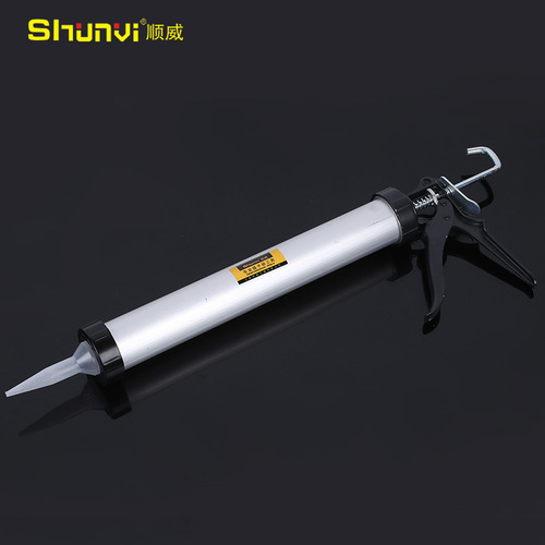 Manufacturer wholesale Shunwei structural soft glue gun, all-metal labor-saving glue gun, manual beautiful seam glass glue gun wholesale