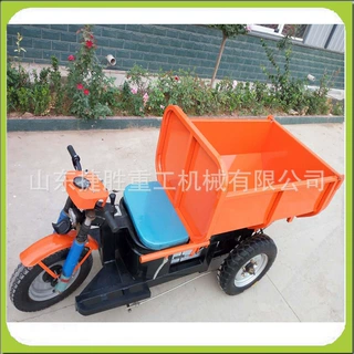 小型工程翻斗车 建筑工地用电动三轮车 砖厂拉砖三轮车 现货销售