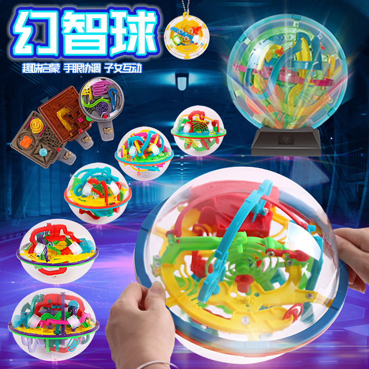 Intellectual Fun Cross the Labyrinth Ball Walking Beads Magic…
