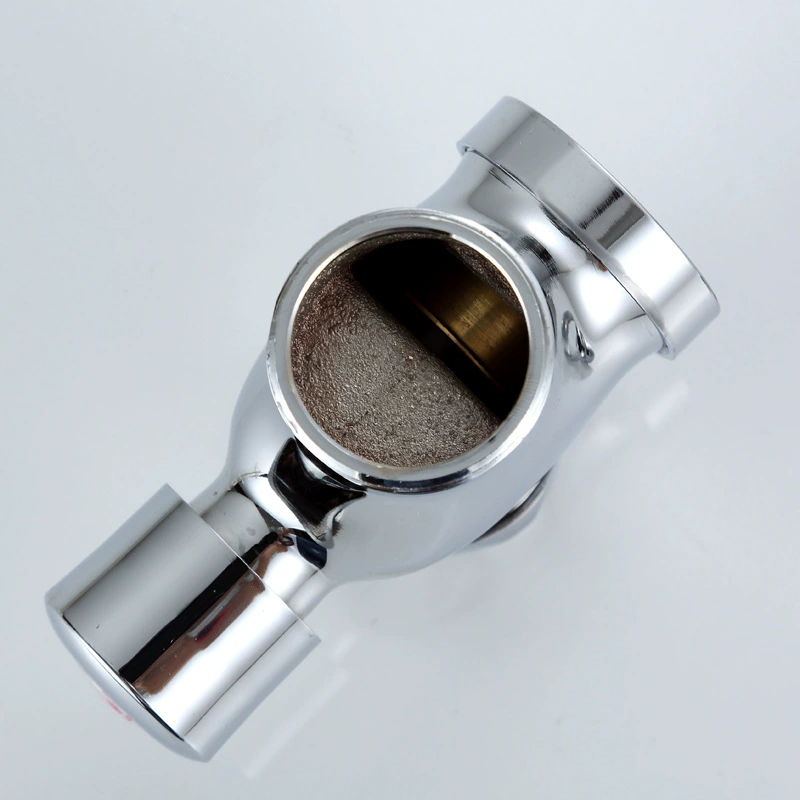 Flush Valve copper hand-press bidet toilet flush valve self-closing with delay four-way factory wholesale