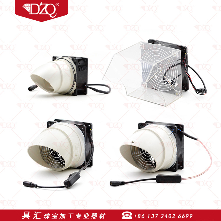 强力有机玻璃罩抽风机雕刻打磨吸粉机首饰抽风机吸金粉机首饰器材