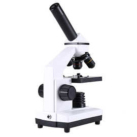跨境显微镜2000x单目直筒带载玻片光学显微镜科学玩具生物课