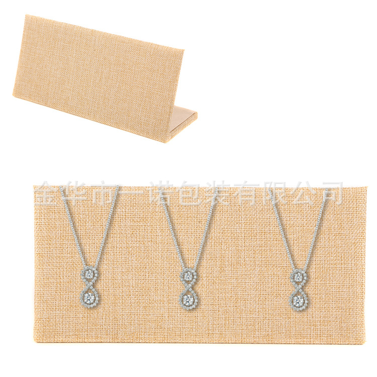 现货批发L型麻布黑绒手链展示架项链展示架首饰挂件架饰品展示架