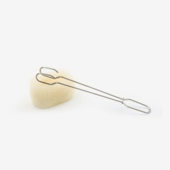 Stainless steel handle imitation loofah sponge head cleaning long-handled brush multi-functional kitchen decontamination cup brush bottle brush