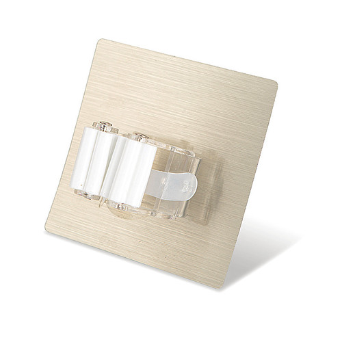 Household wall hanging creative new brushed mop rack hook traceless punch-free multi-functional strong nail-free drag rack clip