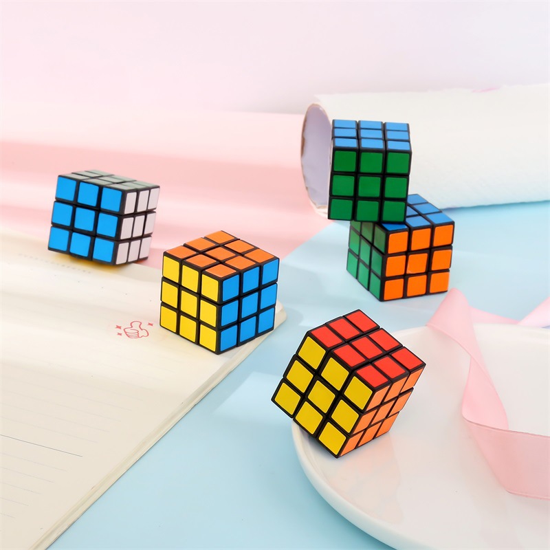Children's Educational Toys Intelligence Third Order Advertising Rubik's Cube Kindergarten Baby Entry Mini Toy 3cm Rubik's Cube