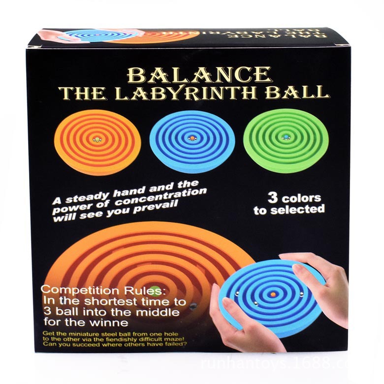 Inteligencia DE LOS NIÑOS equilibrio bola descompresión juguete semicírculo ponderado 3D Bola de laberinto