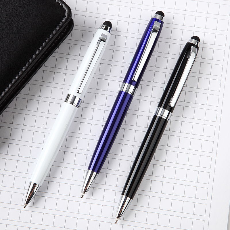 Universal teléfono móvil capacitiva Stylus metal pantalla táctil bolígrafo personalizado negocio publicidad pluma iPad lápiz táctil