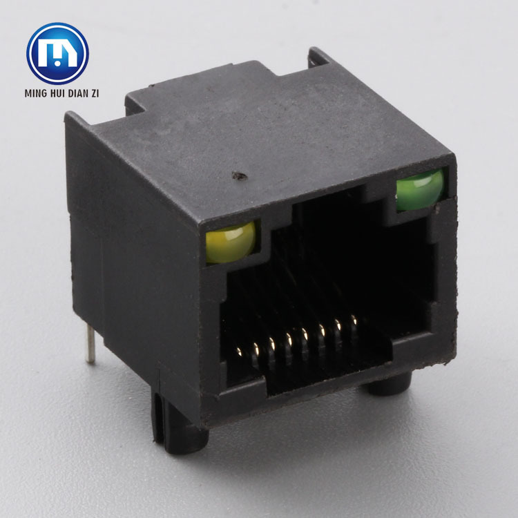 Minghui Network Interface Rj45-16H Copper-Plated All-Plastic Crystal Head Female Connector Terminal Block Pure Copper Minghui Network Interface Rj45-16H Copper-Plated All-Plastic Crystal Head Female Connector Terminal Block Pure Copper