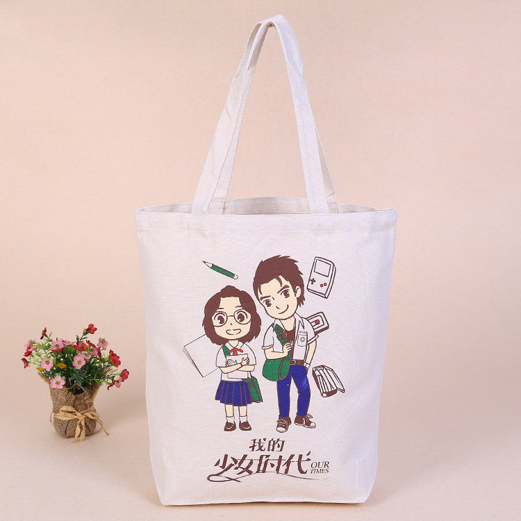 现货定制diy手绘棉布袋 斜挎棉布袋手提帆布袋定图案logo单肩空白