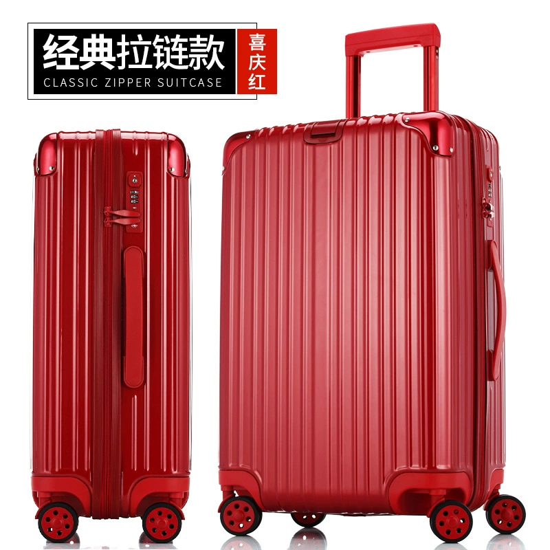 Classic suitcase with zipper, 29 inch