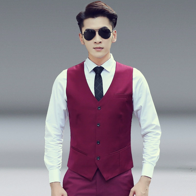 Осенний жилет, костюм для работы, slim fit, корейский стиль